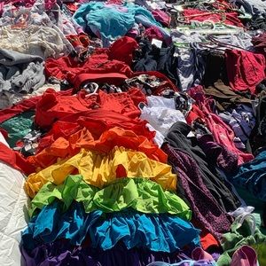 Many children’s fancy dresses. Various sizes